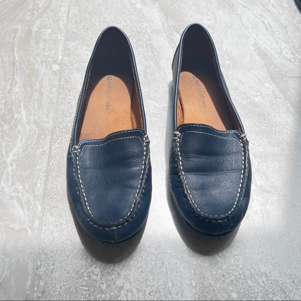 NATRALIZER - Navy Leather Loafer